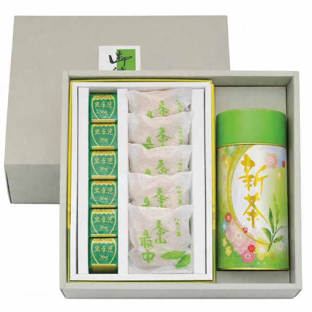 200g新茶缶羊かん最中詰合せ